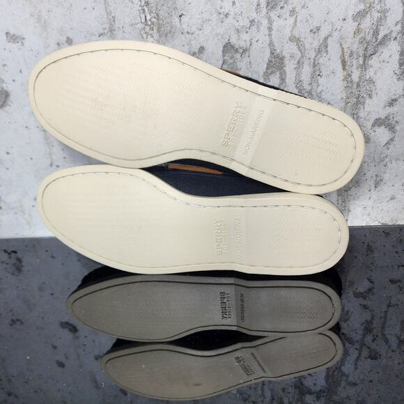 Fidelity for Sperry Top Sider Boat shoes, size 10.5, wool uppers, color black - Picture 5 of 5